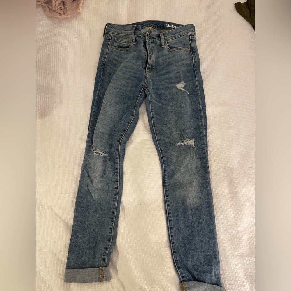 Gap Straight legged light wash jeans
